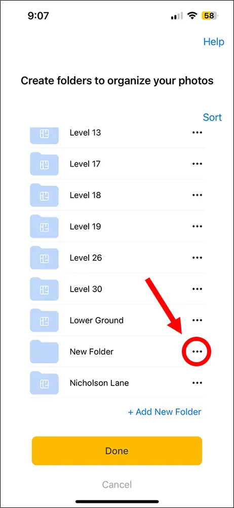 iOS add new folder to project - Step 5